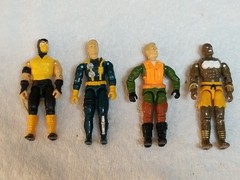 Vintage 1990s GI Joe Lot ARAH~ Street Fighter Lot Dhalsim, Para Guile, Scorpion
