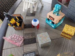 Huge Lot Of 90 Minecraft Action Figures & Accessories Everything Working! RARE!