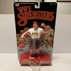 NEW Mattel LJN WWE Superstars Series 3 Rowdy Roddy Piper Chase Black Card Target