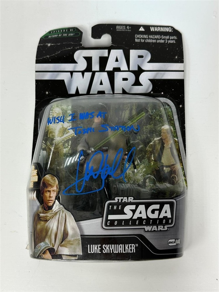 SIGNED Mark Hamill Star Wars Hasbro 2006 Luke Skywalker Figure Mint w COA