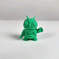 Lot of 8 Kamen Rider & Ultraman Rubber Eraser Japanese Keshi Mini Figures