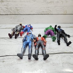 Marvel Avengers Lot Of 6 6″ Basic Action Figures Modern Adjustable Hasbro Hulk