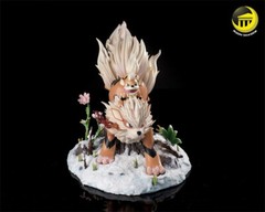 Moon Shadow Japanese Anime Arcanine Growlithe Resin Painted Model collection