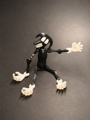 Cartoon Dog Trevor Henderson Articulated Monster 3D printed