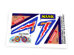 Stickers for KENNER M.A.S.K Skybolt Stickers Very nice!