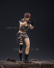 JOYTOY CF Woman Short Hair 1/18 Action Figure Model Military 10.5cm