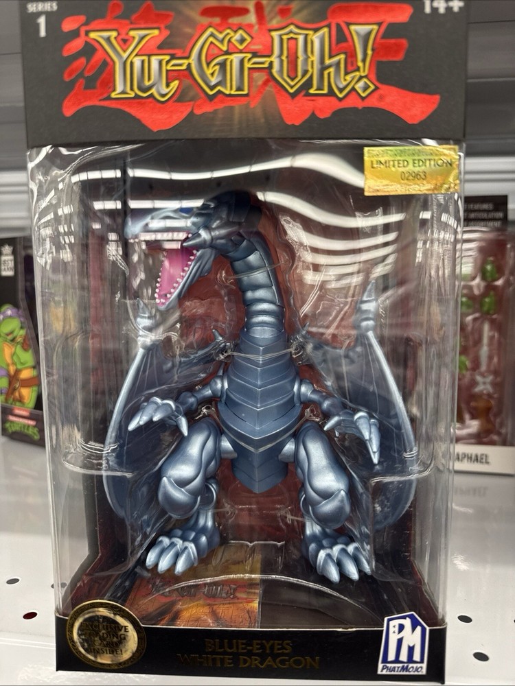 Yu-Gi-Oh! Blue Eyes White Dragon Action Figure Limited Edition Series 1 PhatMojo