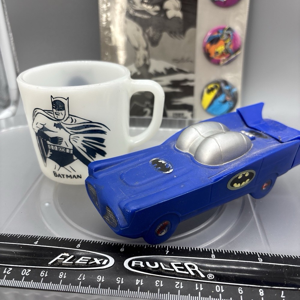 1966 Batman Lot 1 Westfield Mug Plus Full Avon Batmobile Vintage Adam West
