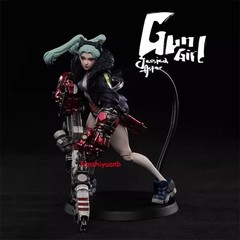 Romankey Studio Cyberpunk Rebecca 1/12 PVC Action Figure W/ 2 Bodies Deluxe Ver.