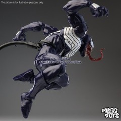 Mess Toys Venom Lethal Neighbor 1/12 Spider-Man Symbiote Action Figure US STOCK