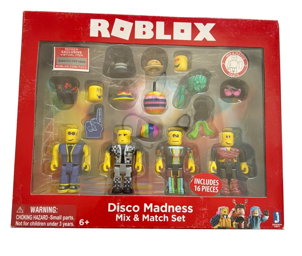 NEW Roblox Disco Madness Mix & Match Set Sealed Virtual Item Code Jazwares
