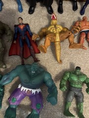 Lot Of 45 Vintage 90s Action Figures Kenner Hulk, Marvel, X-Men, And More