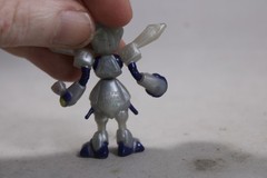 Medabots Silver ROKUSHO Robot 2.5” Figure Toy 2001 Hasbro Takara
