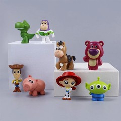 8PCS 5CM Toy Story 4 Figures – Woody & Buzz Lightyear Action Model Set