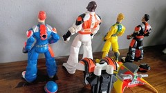 Hasbro 2005 Action Man ATOM Alpha Teens On Machines Lot 4 Figures w/ Accessories
