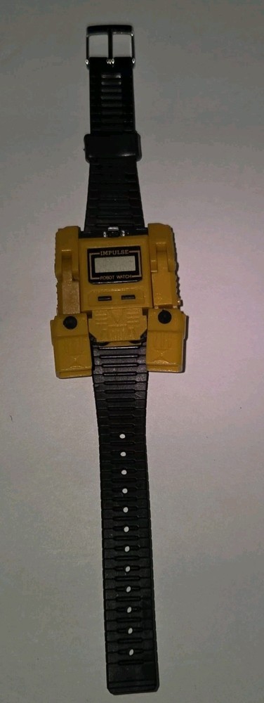 Vintage Impulse Robot Watch YELLOW Untested