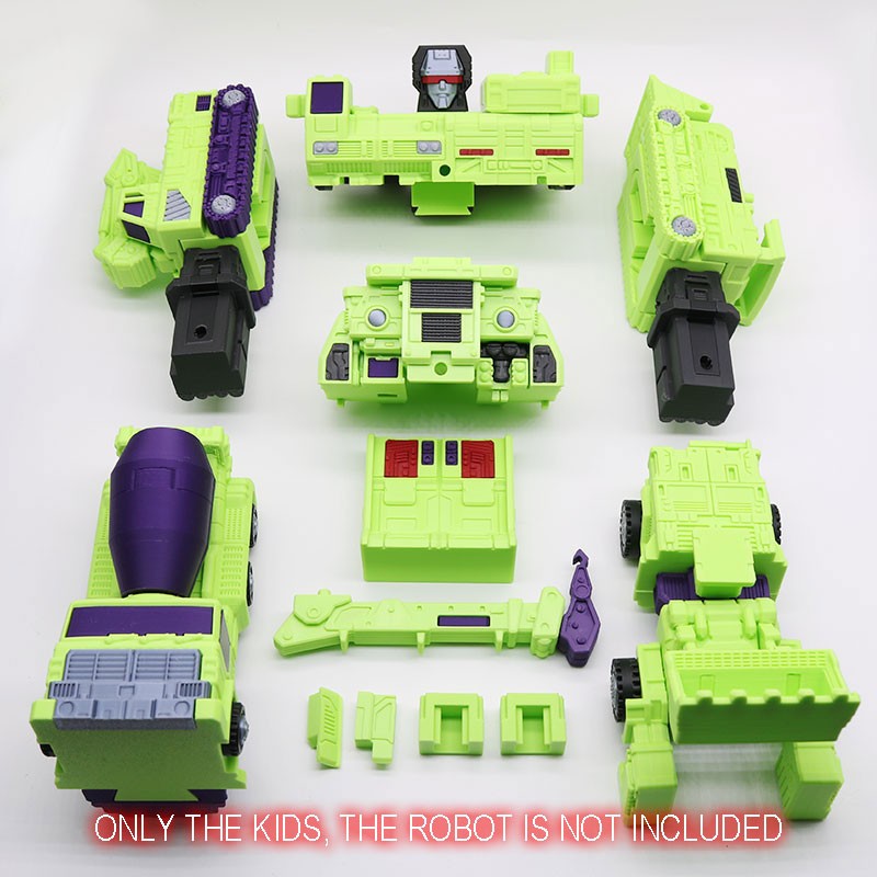 PLA 3D DIY Release All Members Upgrade Kit For Studio Series SS86 Devastator
