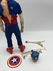 Captain America 1966 CAPTAIN ACTION Ideal ORIGINAL FIGURE, Mask, Guns, Belt