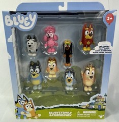 BLUEY Family & Friends Lot of (4) 8 Packs Totaling 32 Figures New In Boxes