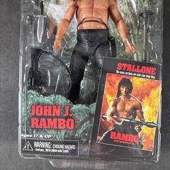 JOHN J RAMBO ACTION FIGURE NECA AUTHENTIC REEL TOYS FIRST BLOOD NEW