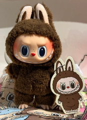 Secret Chase Item:POPMART The Monsters Tasty Macaron Chestnut Cocoa Single Decor