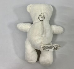 2006 Lil Luvables White Bear Spin Master Toy Teddy Fluffy Factory Hide Pocket