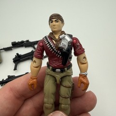 Hasbro 1990 GI Joe Sonic Fighters Tunnel Rat Action Figure 3.75″ VTG Complete