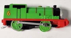 Trackmaster Percy Thomas & Friends Motorized Train Tank Engine #6 Flame Checker