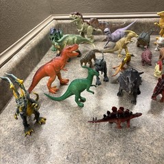 Toy Dinosaurs Lot Of 26 Hard Plastic Toys For Kids 2-9 Inch Small & Medium