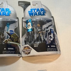 Lot Of 8 Star Wars The Clone Wars Action Figures Numbers 1-8