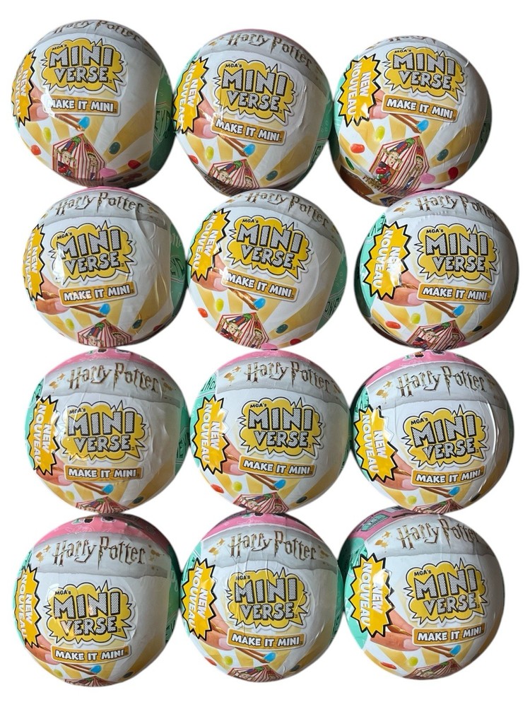FULL SET OF 12!! MGA Miniverse – Make It Mini Honeydukes Harry Potter