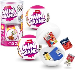 Mini Brands Retro 2 Pack Capsule Collectible Toys 60+ Minis for Kids Adults