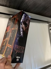 NECA Reel Toys Freddy vs Jason Jason Voorhees Figure w/ Machete Masks Teddy
