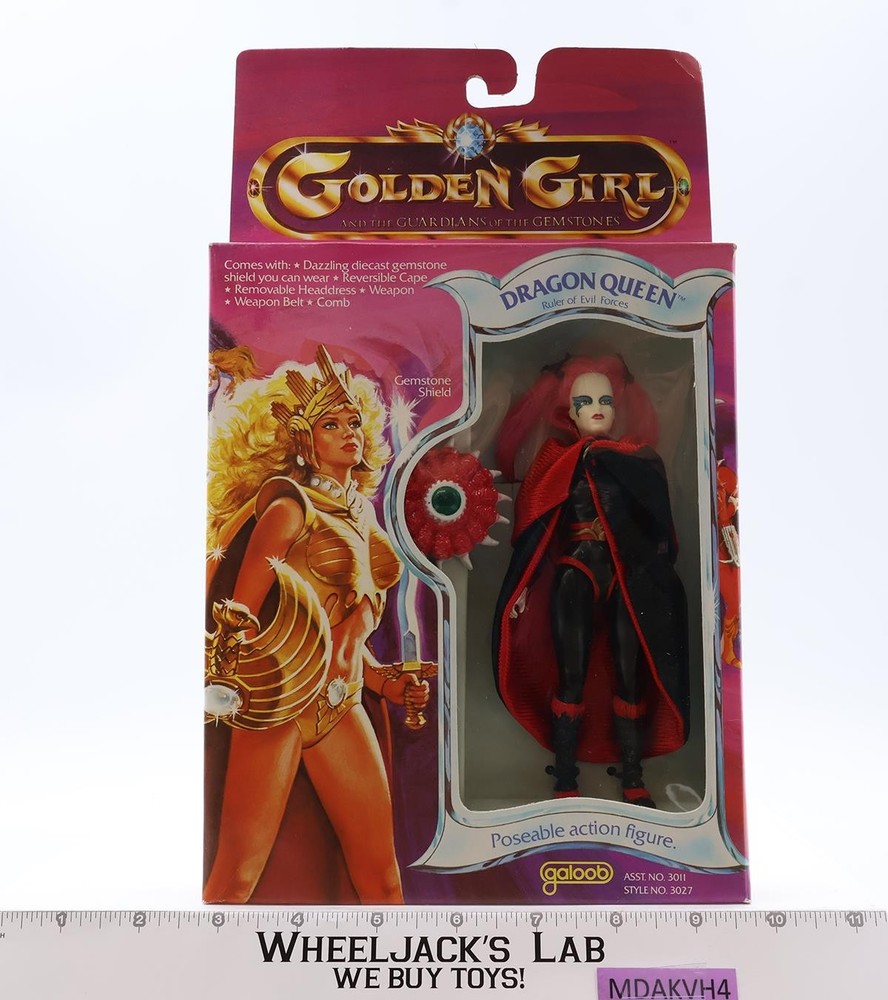 Dragon Queen Golden Girl 1984 Galoob Action Figure NEW SEALED