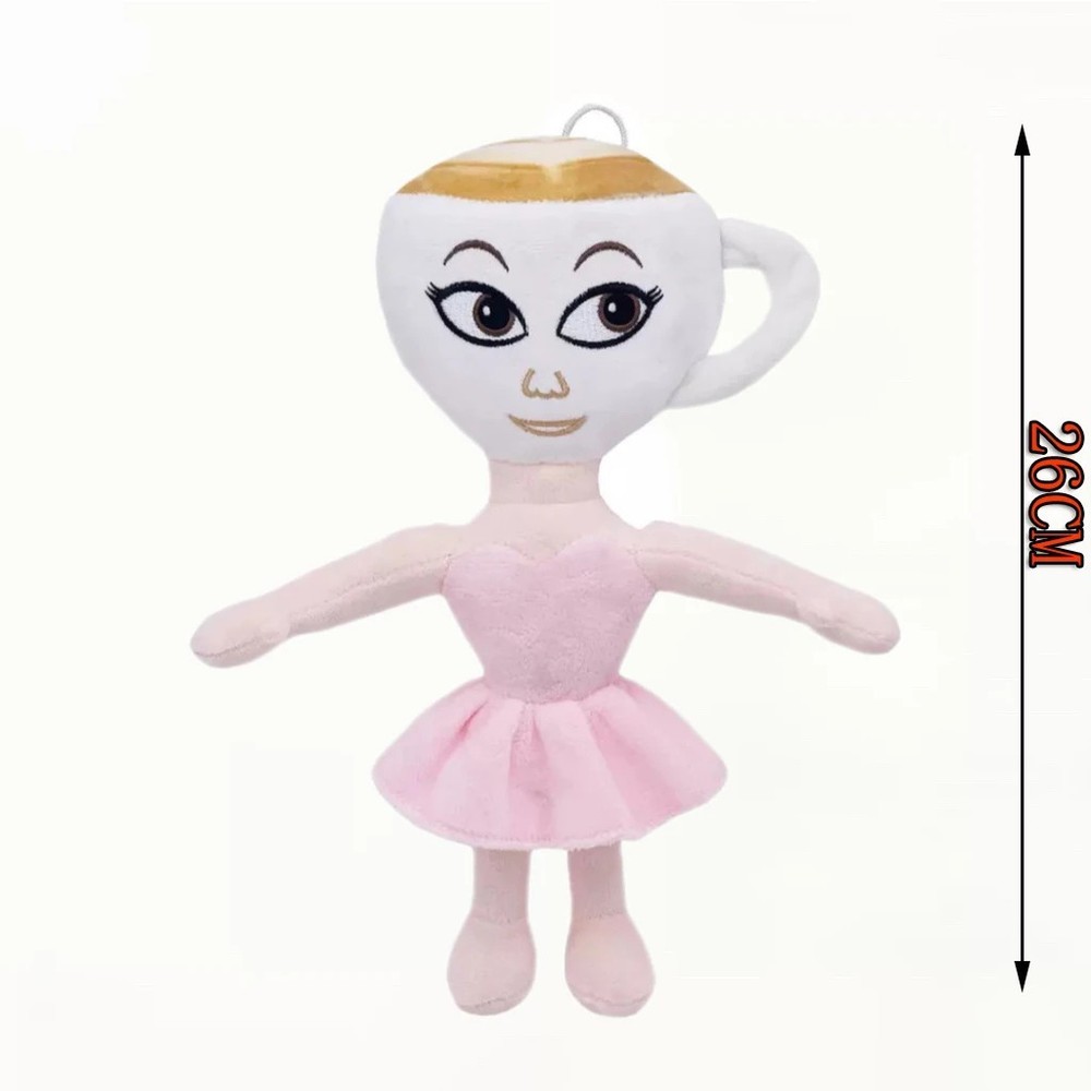 Italian Brainrot Plush Toys Tung Tung Tung Sahur Tralalero Ballerina Cappuccino