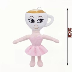 Italian Brainrot Plush Toys Tung Tung Tung Sahur Tralalero Ballerina Cappuccino