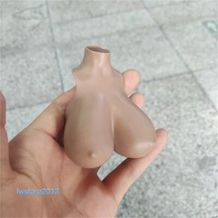 1:6 Female Suntan Normal Breast Bust Cover Model F 12” TBL Action Figure Body