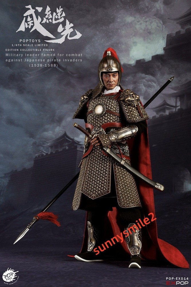 POPTOYS EX014 1/6 Ming Dynasty Qi Jiguang Action Figure In Stock