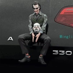 DC Comics The Joker Car Accessory Car Mounted Joker The Dark Figure 9in Pendant