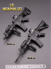 1:6 Scale M4 HK416 Assault Rifle Weapon Gun 12” Action Figure Soldier Plastic