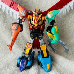 BANDAI SMP Mini pla Megazord Power Rangers Wild Force Gaoranger Gao King Animals