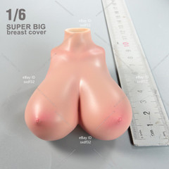 1/6 Female Breast Cover Big Huge Replacement Model For 12”PH TBL Figure Body