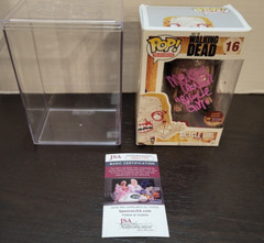 Bicyle Girl 16 /1000 PX Bloody FUNKO POP Walking Dead SIGNED Melissa Cowan JSA