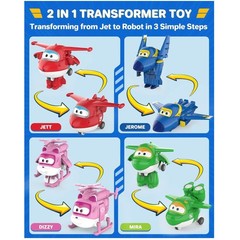 Super Wings Transformable Toys Set“