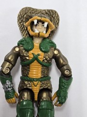 1986 GI Joe Serpentor Figure W. Hood Snake Parts Lot Cobra Vintage Weapon