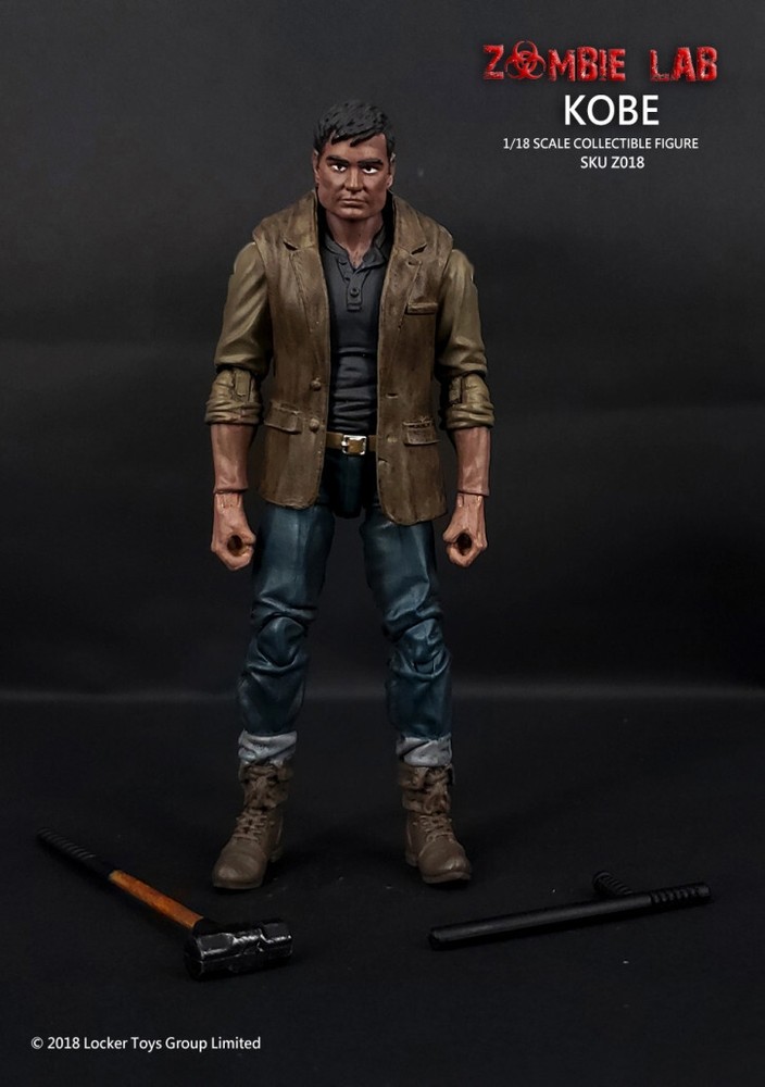 Zombie Lab 1/18 scale (4″) action figure Kobe
