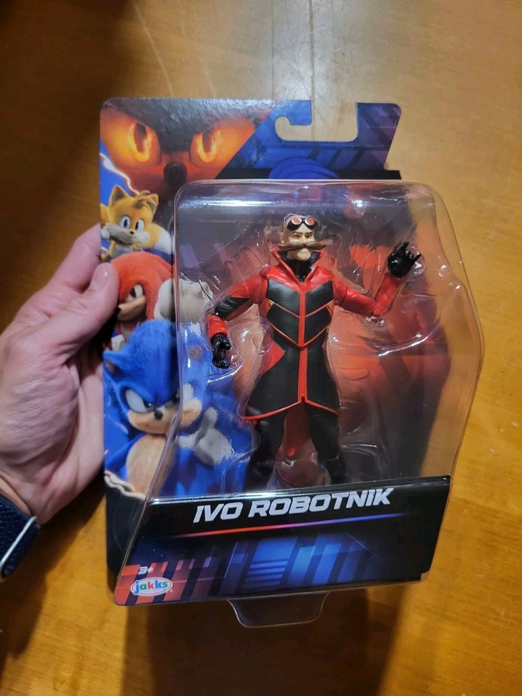 Sonic the Hedgehog 3 IVO ROBOTNIK Movie 5 inch Action Figure Jakks Pacific 2024
