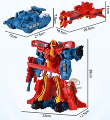 Tobot V Galaxy Detectives Invincible Transforming Combined Robot Figure Toy