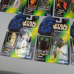 VTG Kenner Star Wars POTF 14 Figures Carded 1997 Collection 2 & 3 w/ Branded Box