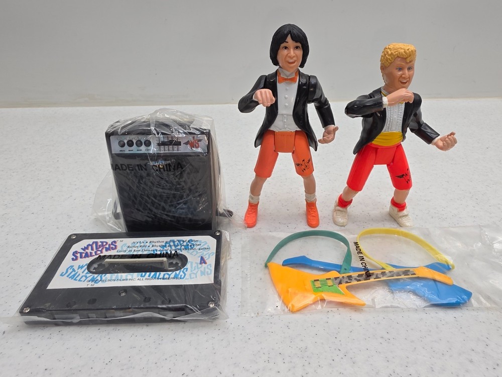 1991 Kenner Bill & Teds Excellent Adventure Wyld Stallyns Jam Session Free Ship!